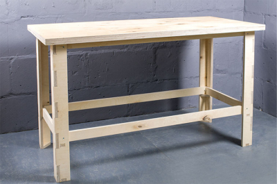 Plywood workbench