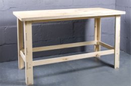 Plywood workbench